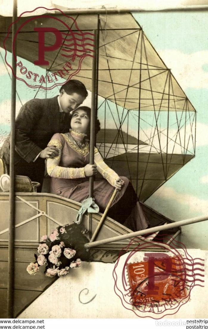 Postales: aviacion, avion, vliegtuig