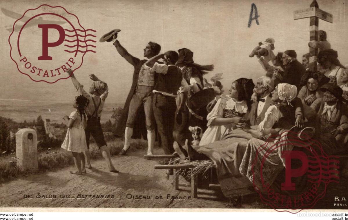 Postkarten: aviacion, avion, vliegtuig