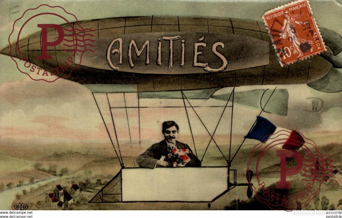 Postkarten: aviacion, avion, vliegtuig