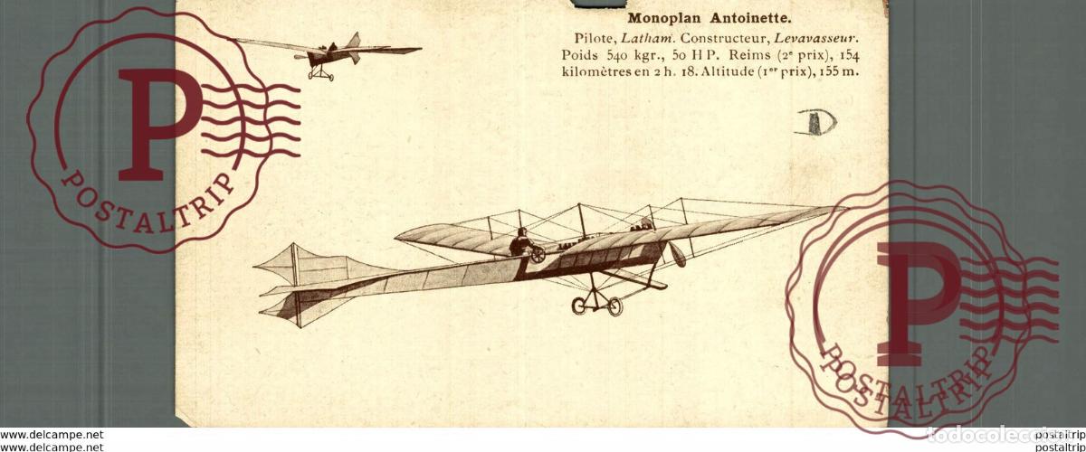 Postkarten: aviacion, avion, vliegtuig