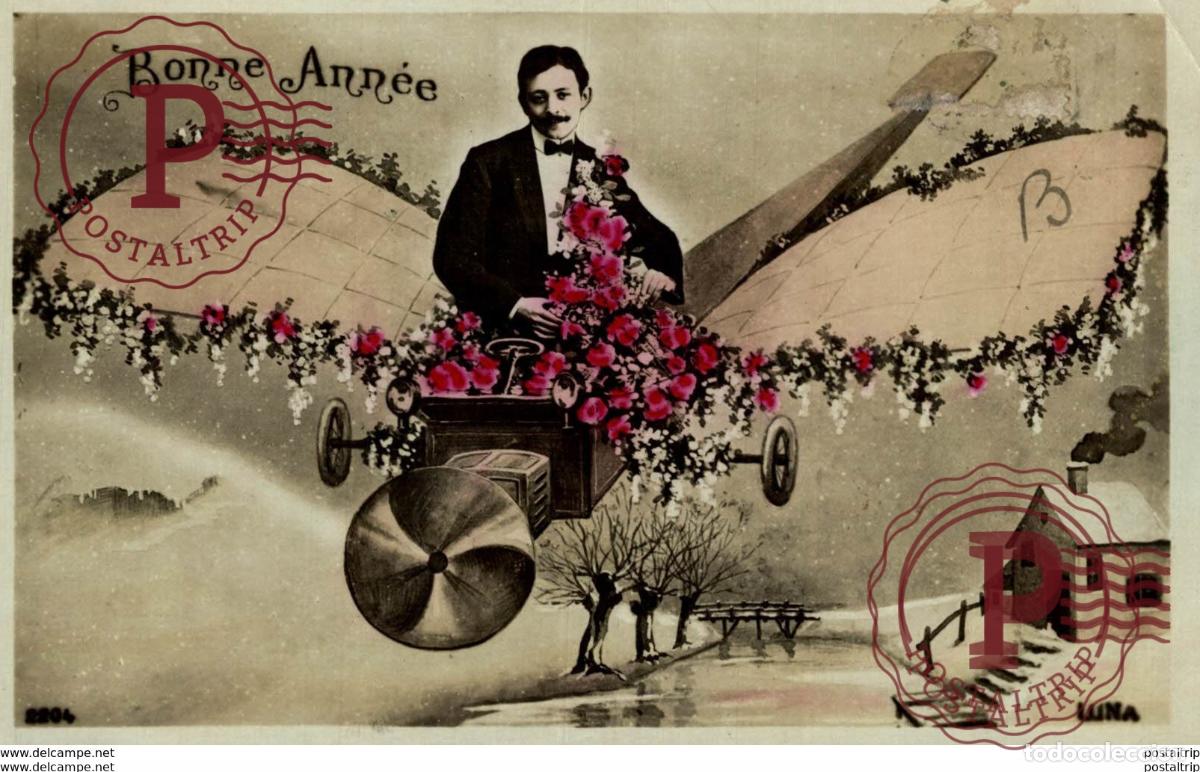 Postales: aviacion, avion, vliegtuig