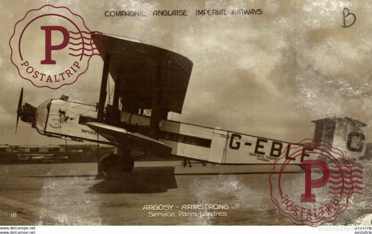 Postales: aviacion, avion, vliegtuig