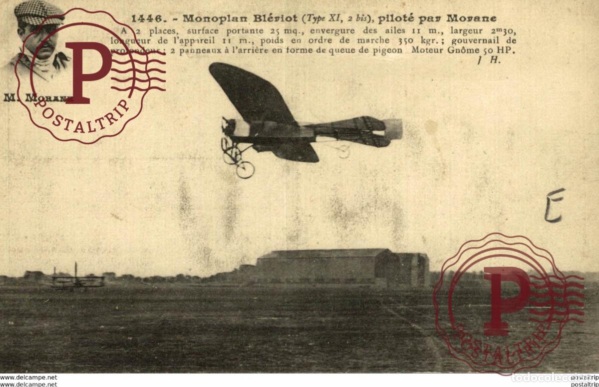 Postales: Pilote Morane, monoplan Bl&eacute;riot - Foto 1