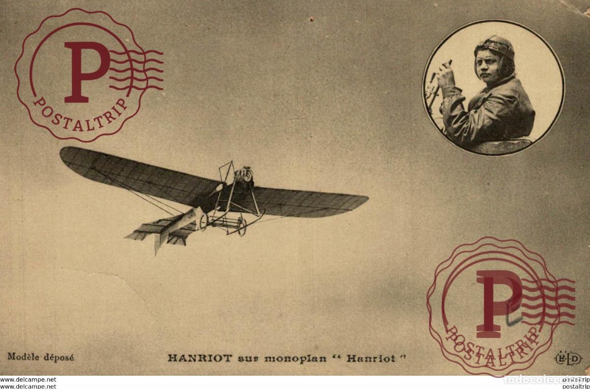 Postales: HANRIOT SUR MONOPLAN HANRIOT