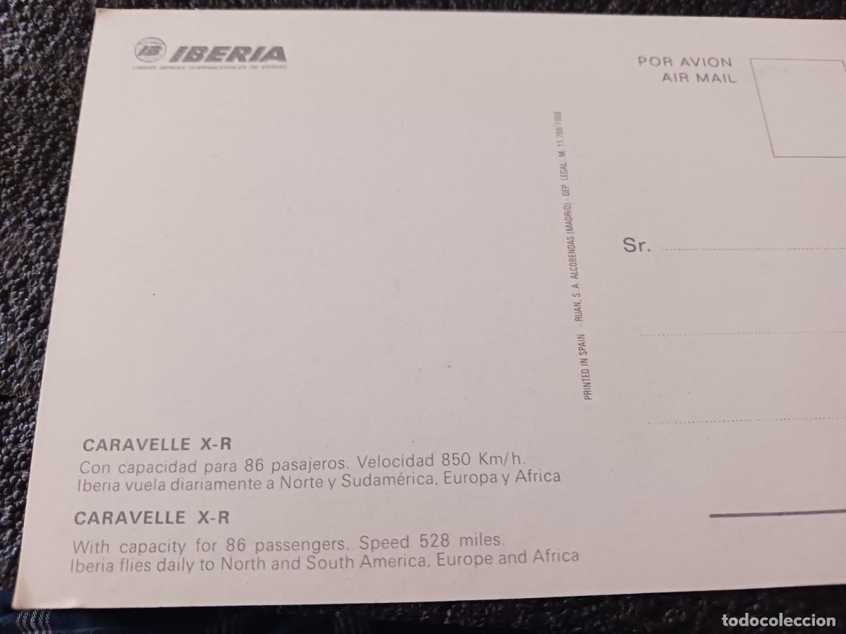 Postales: iberia, CARAVELLE X-R - Foto 2