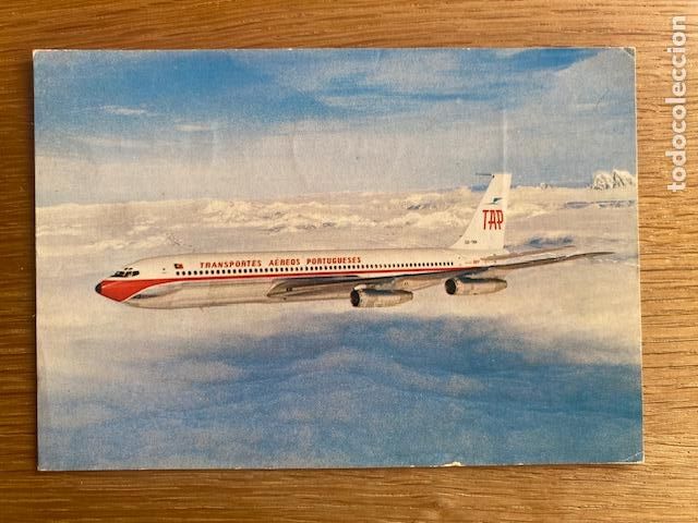 Postales: TAP. Air Portugal. Boeing 707-3208. Circulada 1972