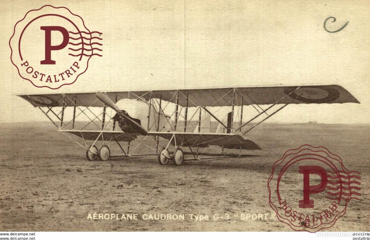 Postales: AEROPLAN CAUDRON. AVIACI&Oacute;N - Foto 1