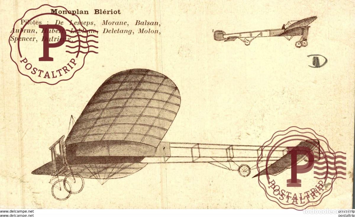 Postales: MONOPLAN BLERIOT. AVIACI&Oacute;N