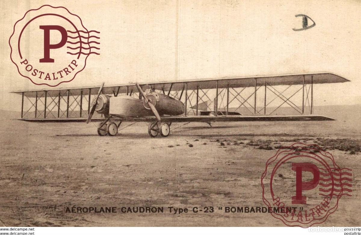 Postales: AEROPLAN CAUDRON. AVIACI&Oacute;N - Foto 1