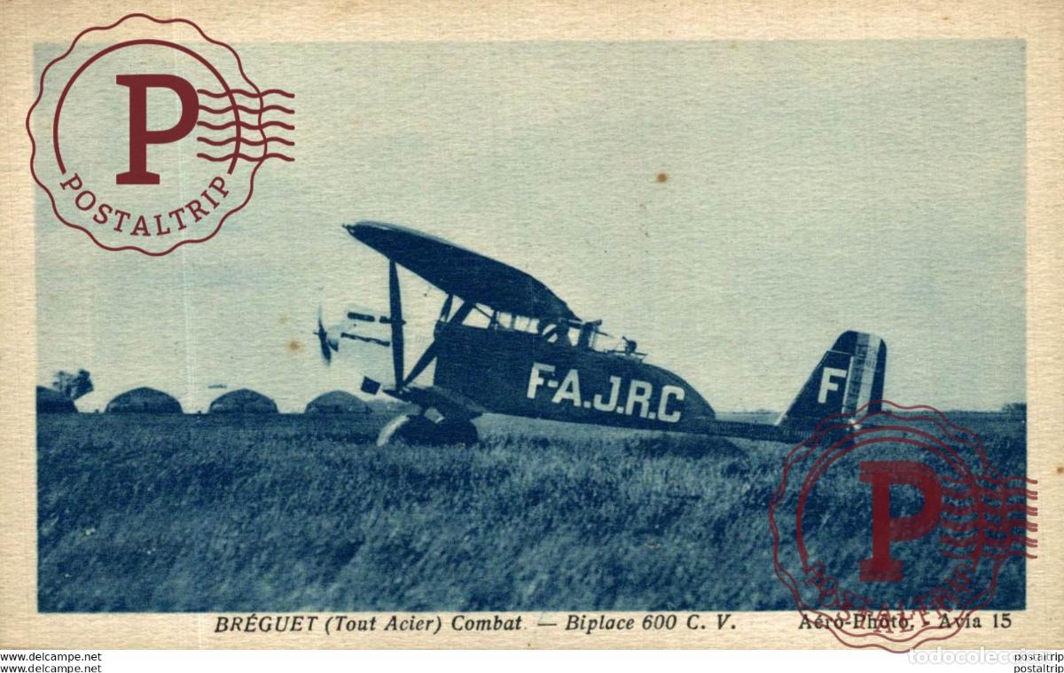 Postales: Br&eacute;guet tout acier Combat - Biplace 600 c.v