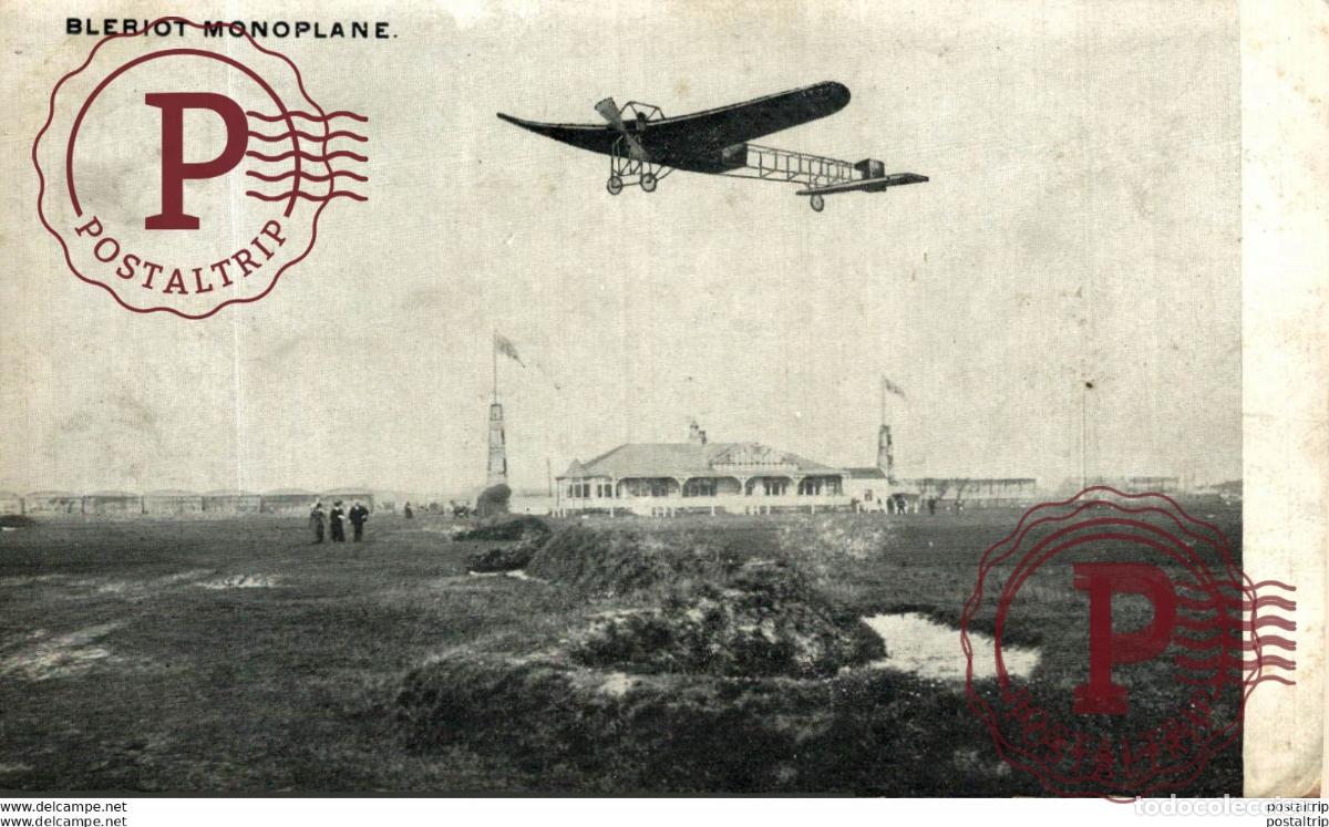 Postales: VERY RARE CARD BLERIOT MONOPLANE