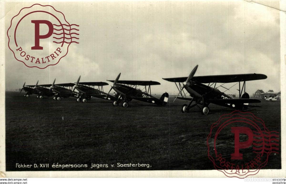 Postkarten: VERY RARE CARD RPPC FOKKER SOESTERBERG