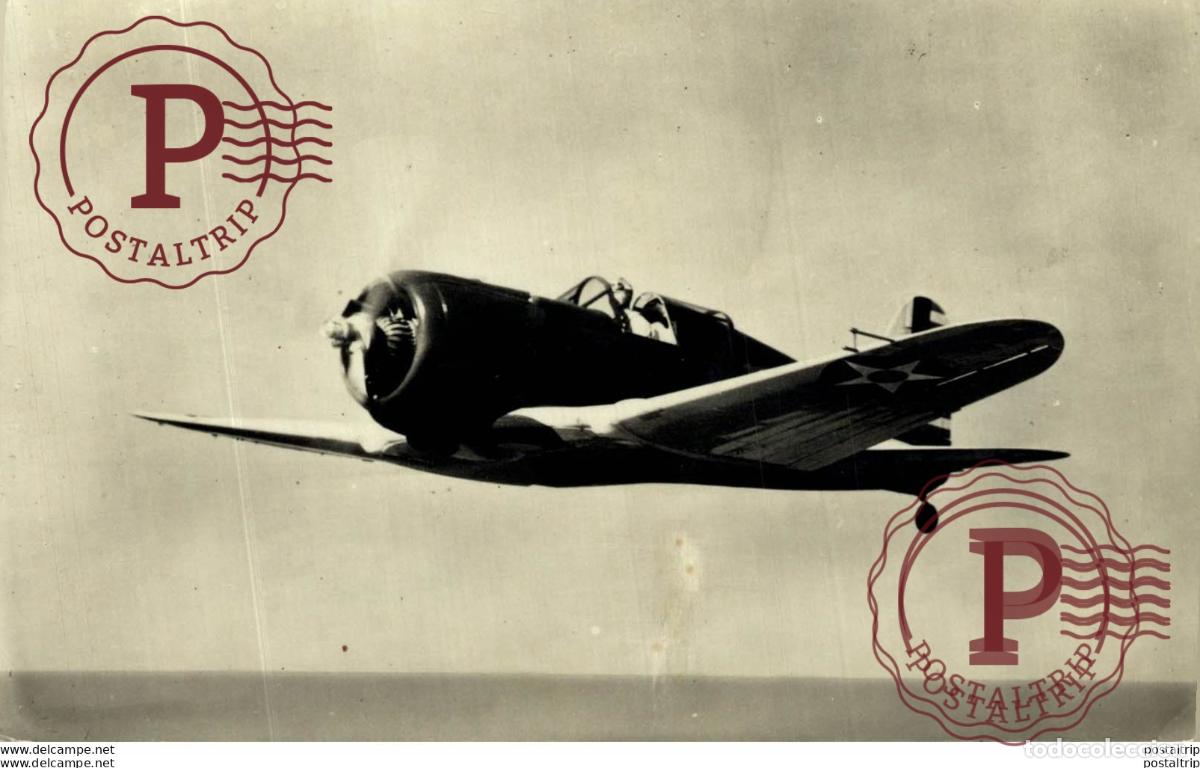 Postkarten: REAL PHOTO POSTCARD VOUGHT V 143 US ARMY BE CAREFUL CRACK ON RIGHT SIDE SEE SCAN