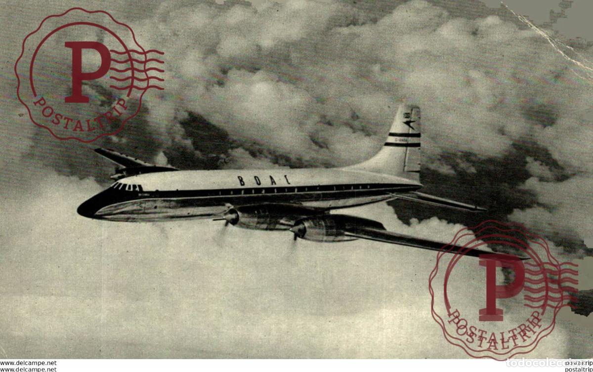 Postkarten: RPPC BOAC BRISTOL 175 BRITANNIA REAL PHOTO POSTCARD