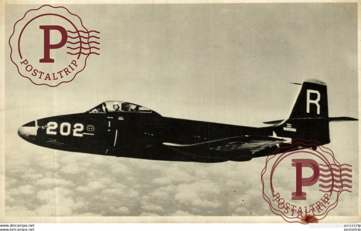 Postais: RPPC MCDONNELL F2H 1 BANSHEE REAL PHOTO POSTCARD