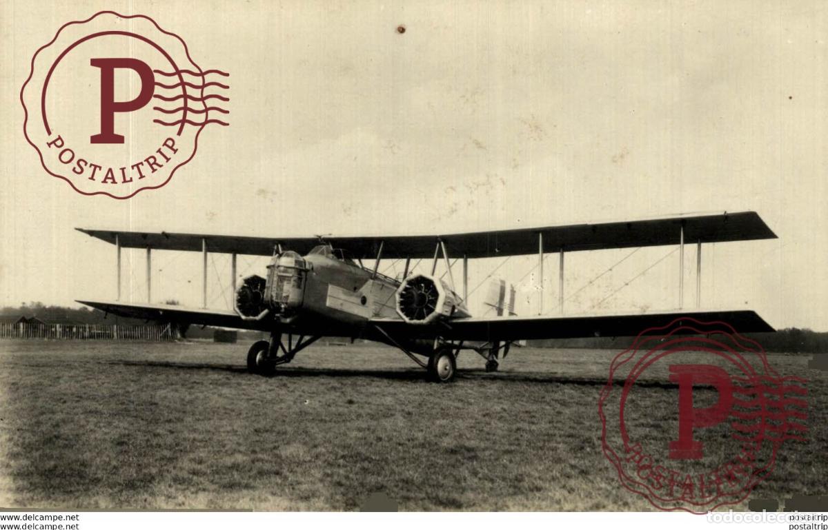 Postais: RPPC BOULTON PAUL OVERSTRAND ROYAL AIR FORCE REAL PHOTO POSTCARD
