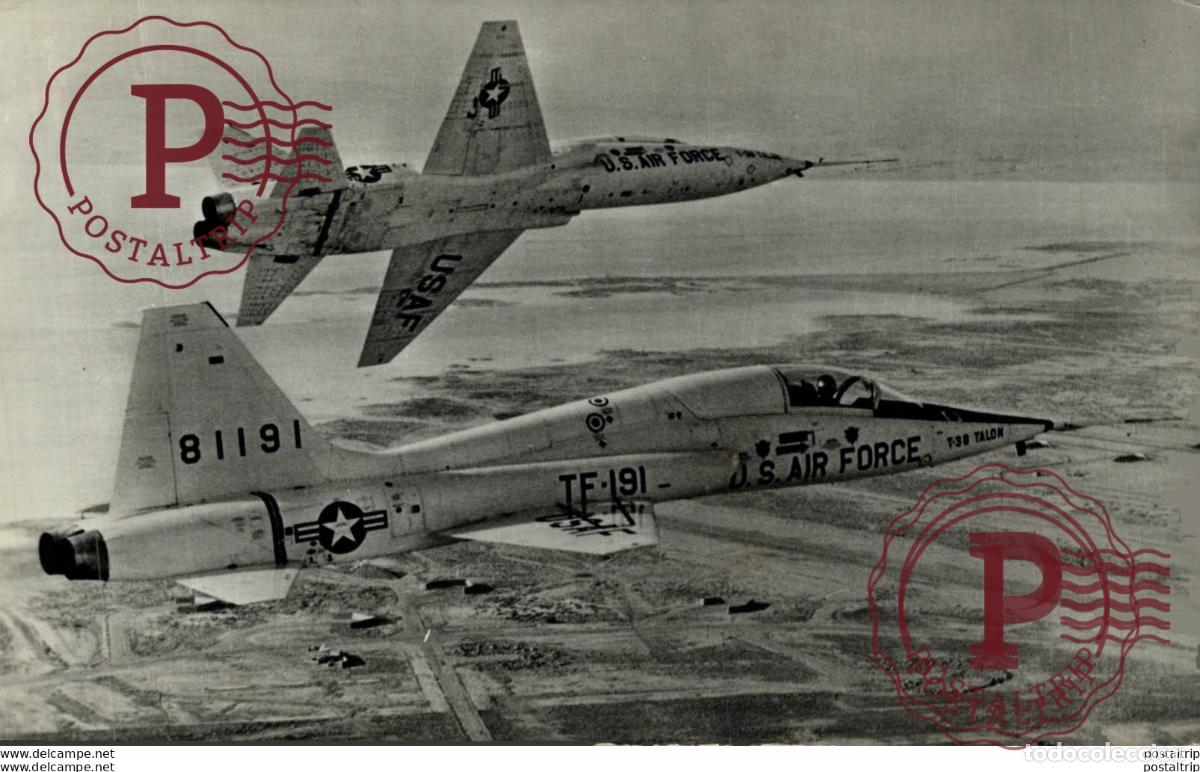 Postais: RPPC US AIR FORCE NORTHROP T-38 TALON REAL PHOTO POSTCARD