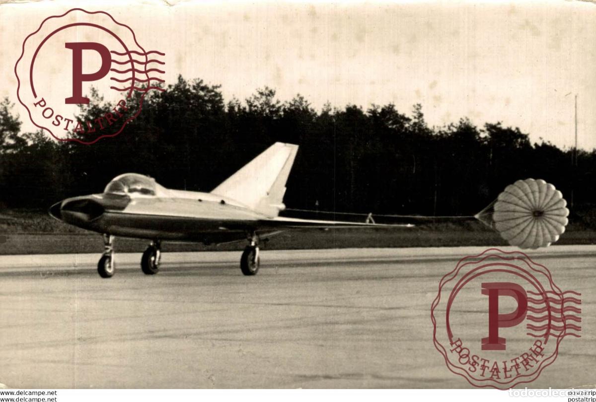 Postais: RPPC SVENSKA AEROPLAN AB SAAB 210 DRAKEN REAL PHOTO POSTCARD