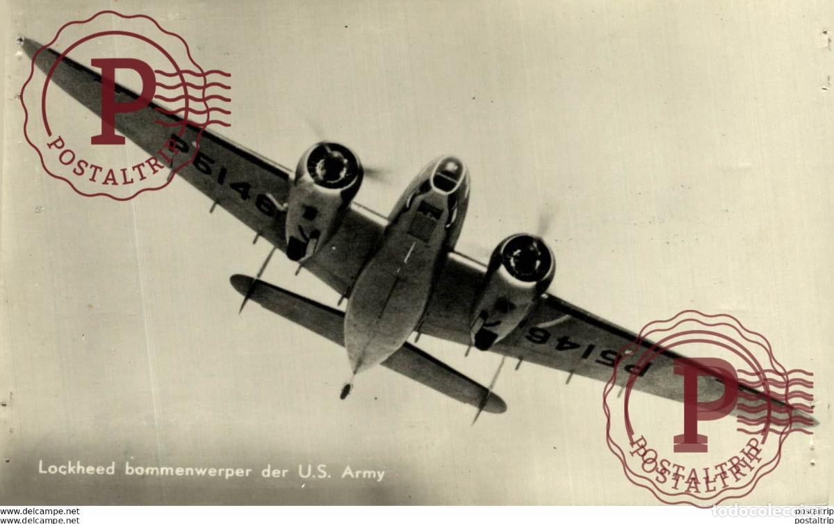 Postales: RPPC LOCKHEED US ARMY REAL PHOTO POSTCARD - Foto 1