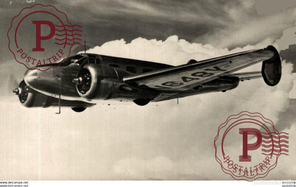 Postais: RPPC BEECHCRAFT D 18 S REAL PHOTO POSTCARD