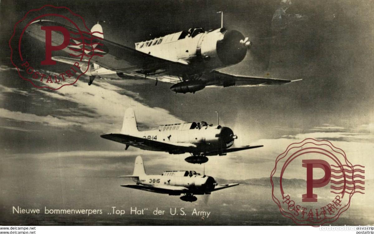 Postais: RPPC TOP HAT US ARMY AIR FORCE REAL PHOTO POSTCARD