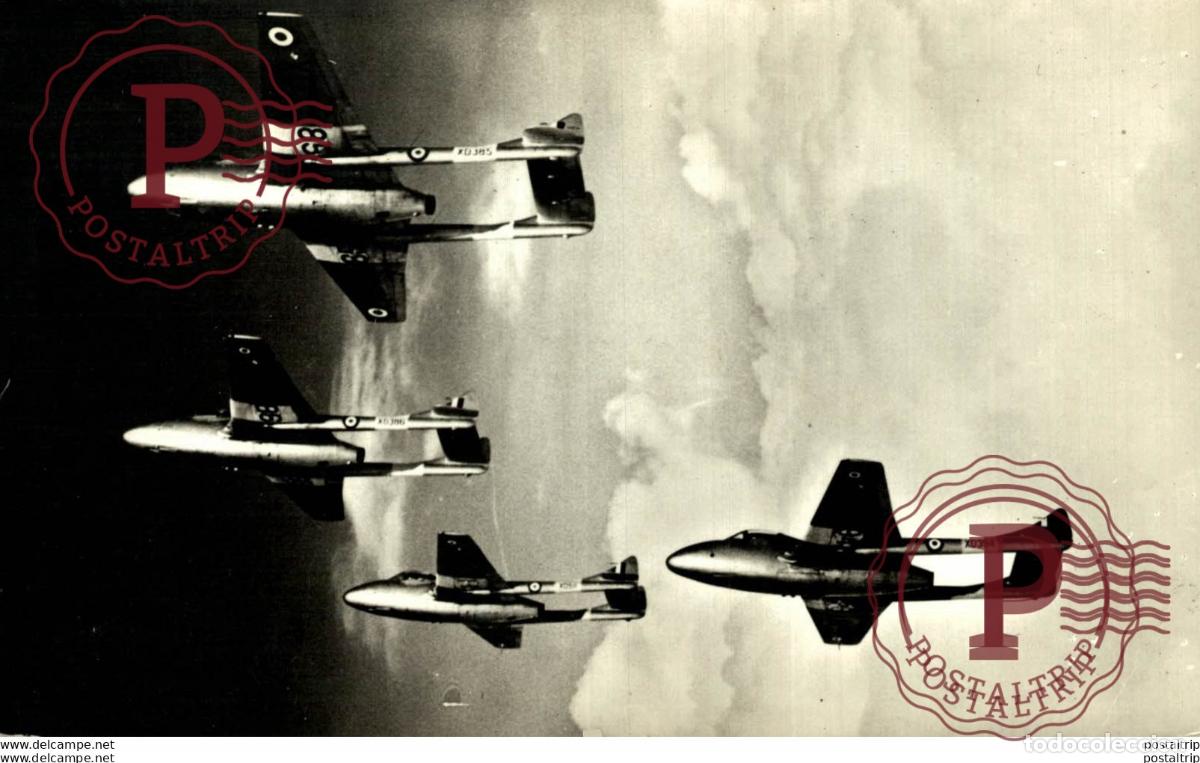 Postais: RPPC ENGLAND DE HAVILAND 115 VAMPIRE TRAINER REAL PHOTO POSTCARD