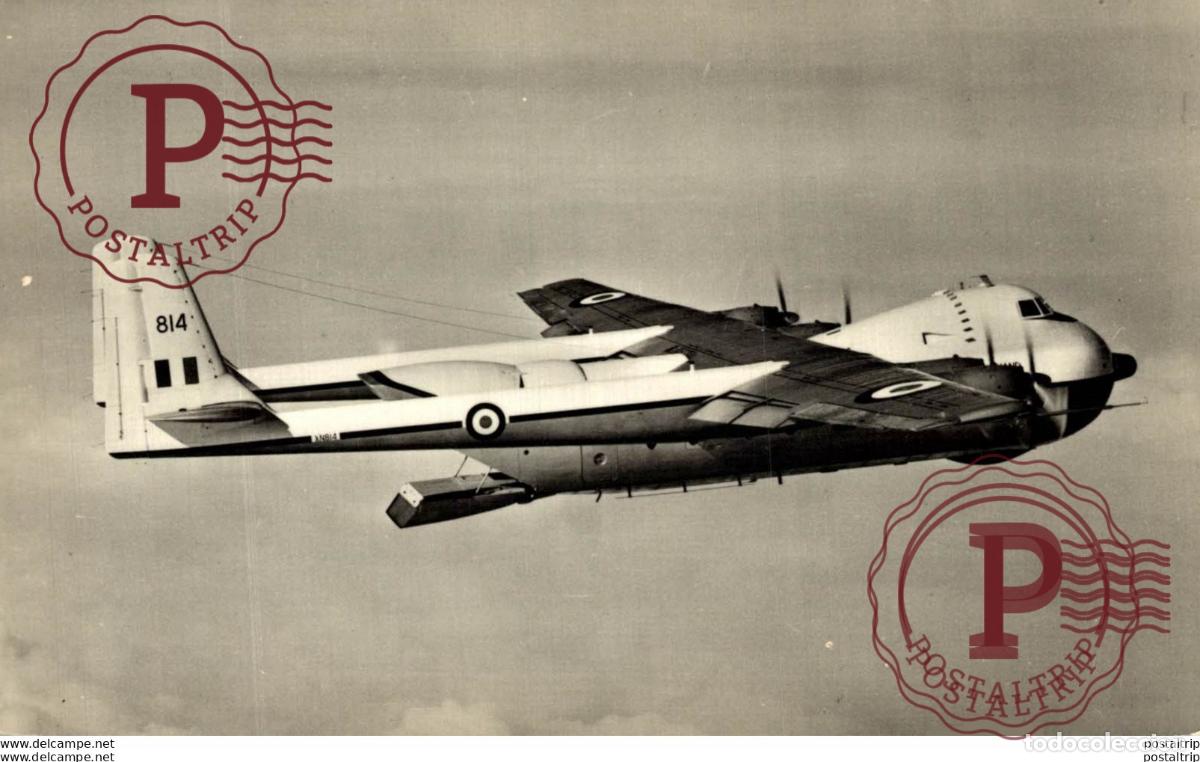 Postais: RPPC ARMSTRONG WHITWORTH ARGOSY MK ROYAL AIR FORCE REAL PHOTO POSTCARD
