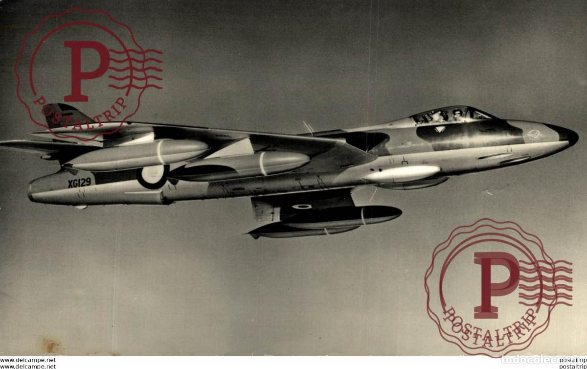Postais: RPPC HAWKER HUNTER MK6 REAL PHOTO POSTCARD