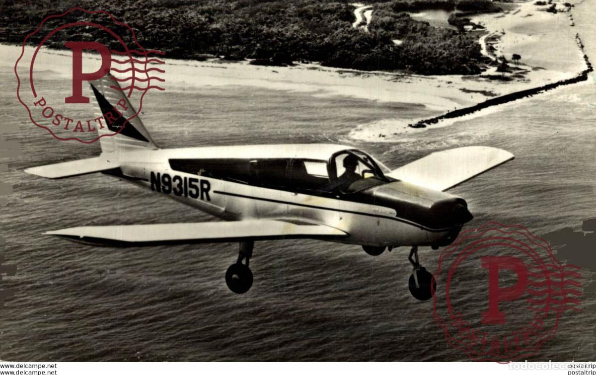 Postais: RPPC PIPER PA 28 CHEROKEE USA REAL PHOTO POSTCARD