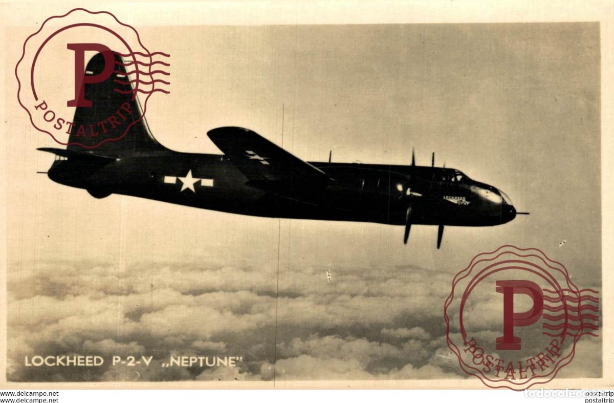 Postais: RPPC LOCKHEED P-2-V NEPTUNE REAL PHOTO POSTCARD