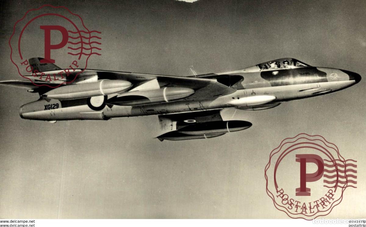 Postais: RPPC HAWKER HUNTER MK 6 REAL PHOTO POSTCARD