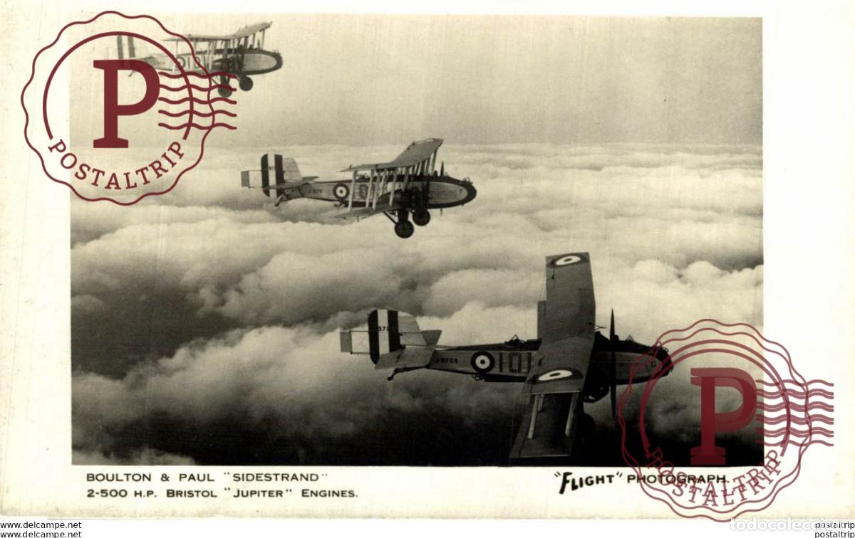 Postais: RPPC. BOULTON & PAUL SIDESTRAND. REAL PHOTO POSTCARD