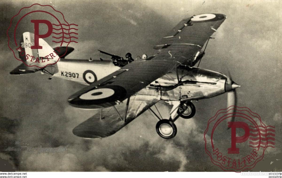 Postais: RPPC. K2907. THE HAWKER DEMON TWO SEATER FIGHTER. ROLLS-ROYCE KESTREL ENGINE. REAL PHOTO POSTCARD