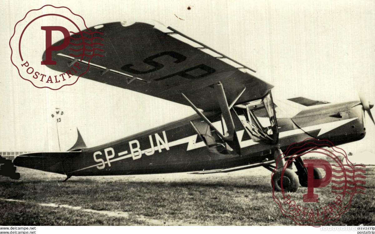 Postales: RPPC. SPORTVLIEGTUIG R.W.D. 13 POLEN. REAL PHOTO POSTCARD. AVIACI&Oacute;N