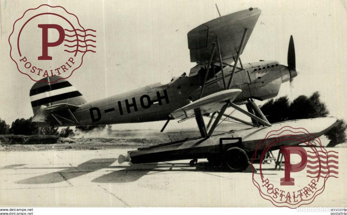 Postales: RPPC. Heinkel zeeverkenner He 60 REAL PHOTO POSTCARD. AVIACI&Oacute;N