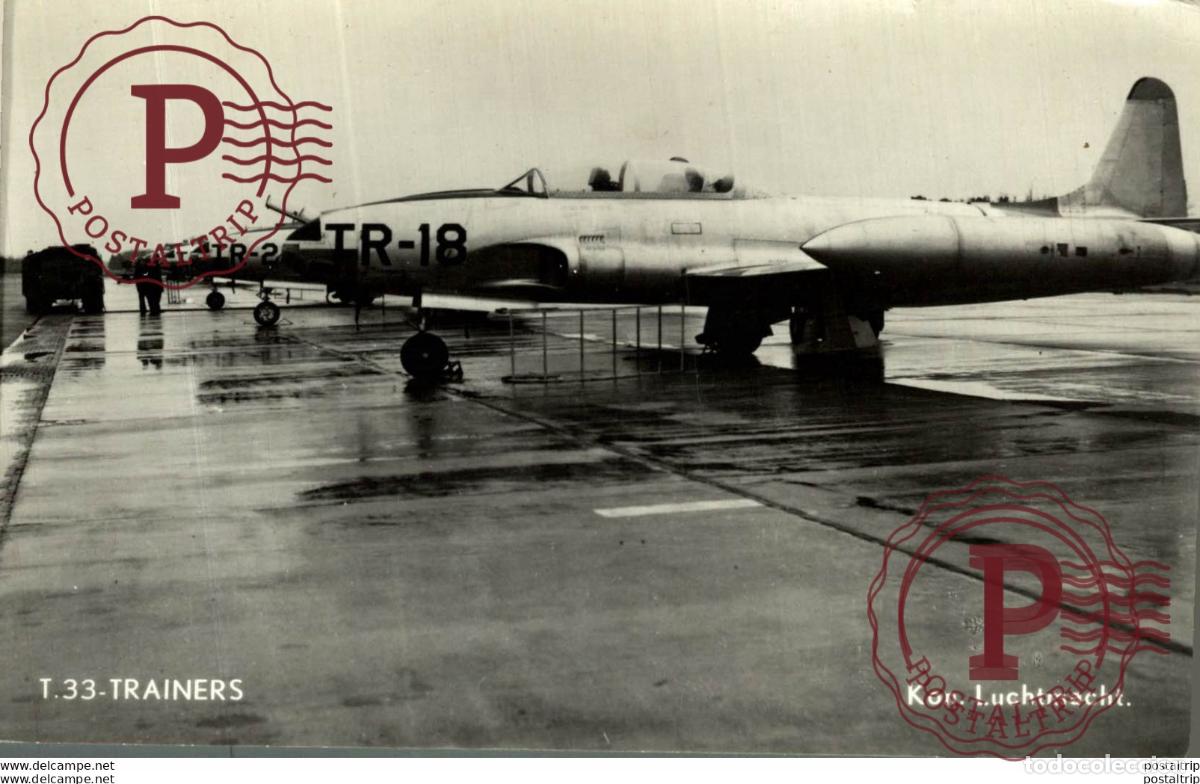 Postkarten: RPPC. T.33 Trtainers REAL PHOTO POSTCARD. AVIACI&Oacute;N