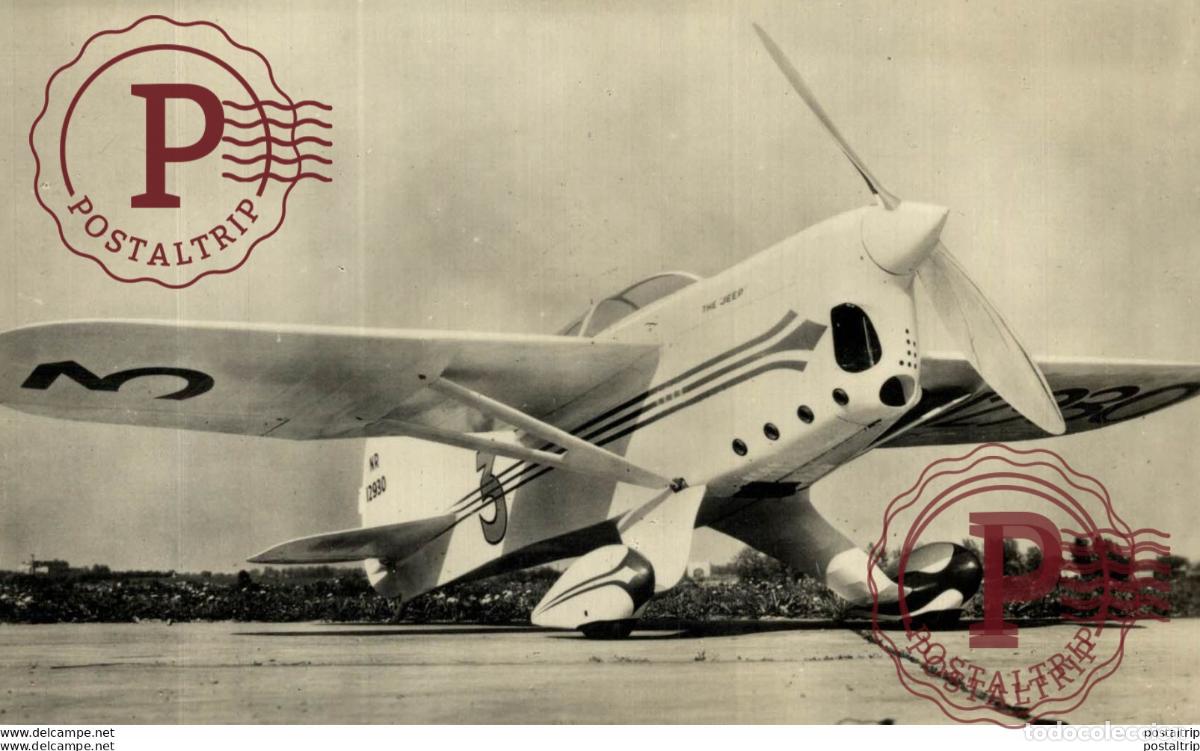 Postkarten: RPPC. Chester Jeep REAL PHOTO POSTCARD. AVIACI&Oacute;N