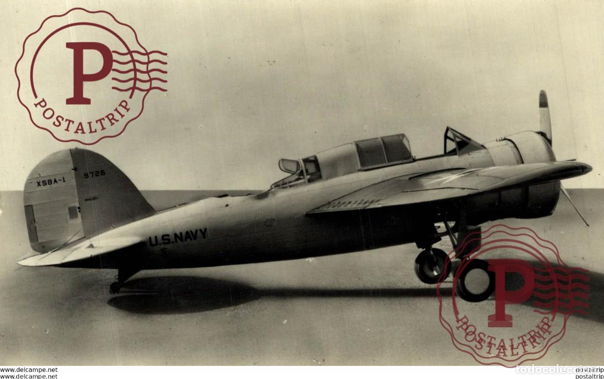 Postkarten: RPPC. Brewster X.S.B.A. -1 REAL PHOTO POSTCARD. AVIACI&Oacute;N