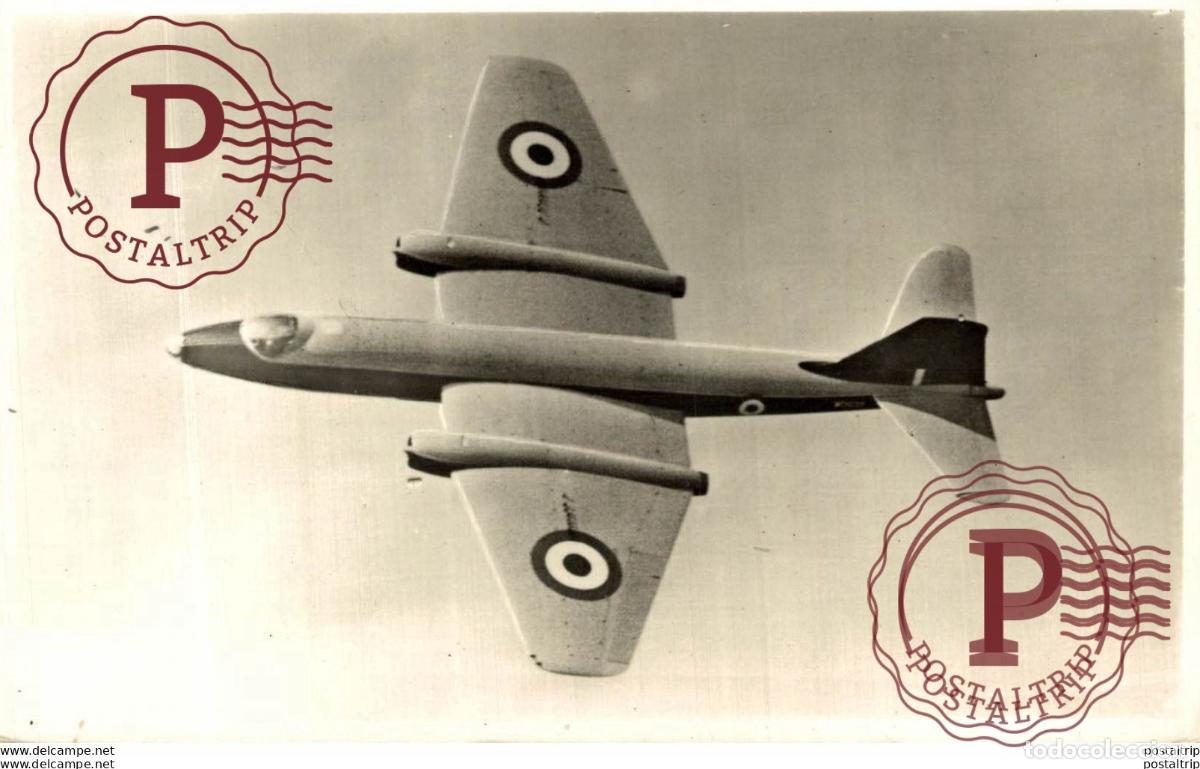 Postkarten: RPPC. English Electric Canberra B 2 . REAL PHOTO POSTCARD. AVIACI&Oacute;N
