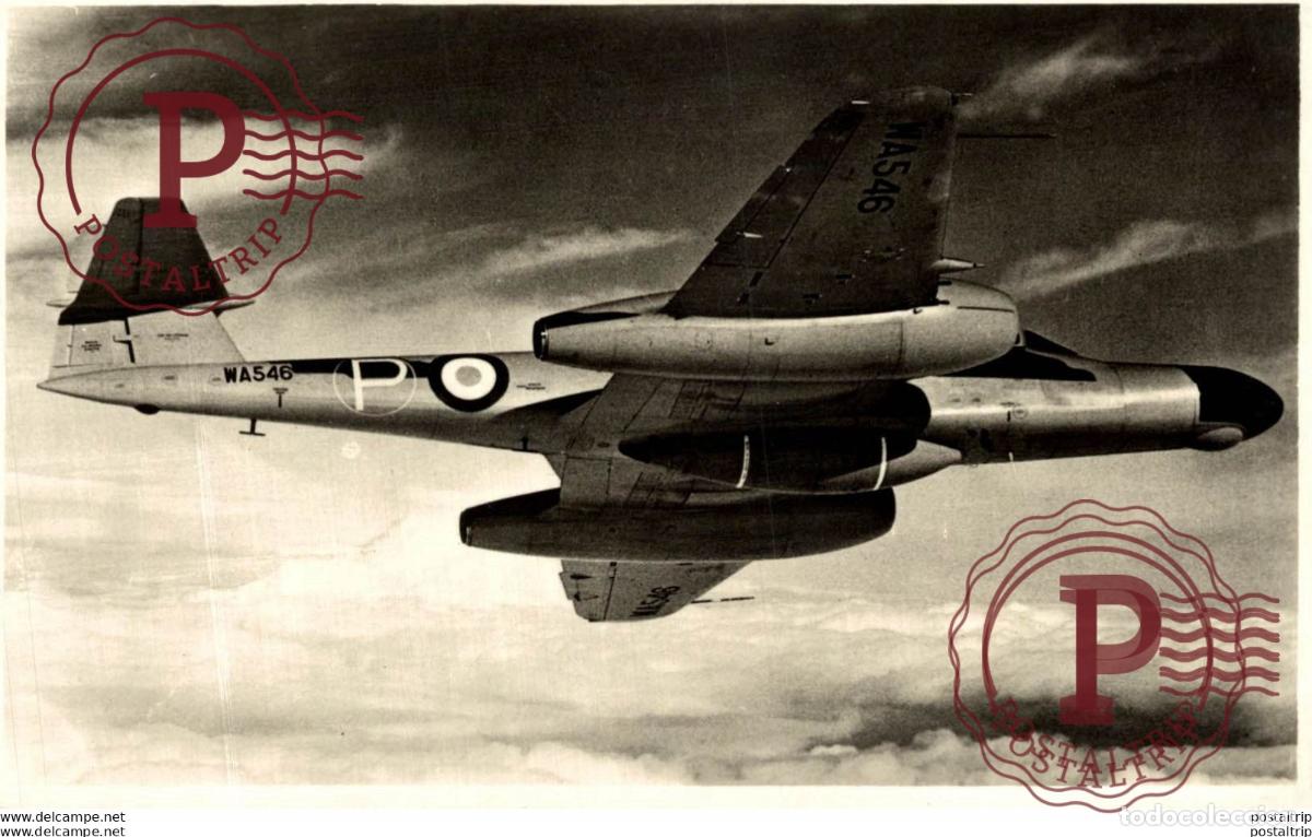 Postkarten: RPPC. Gloster Meteor N.F. 11. REAL PHOTO POSTCARD. AVIACI&Oacute;N
