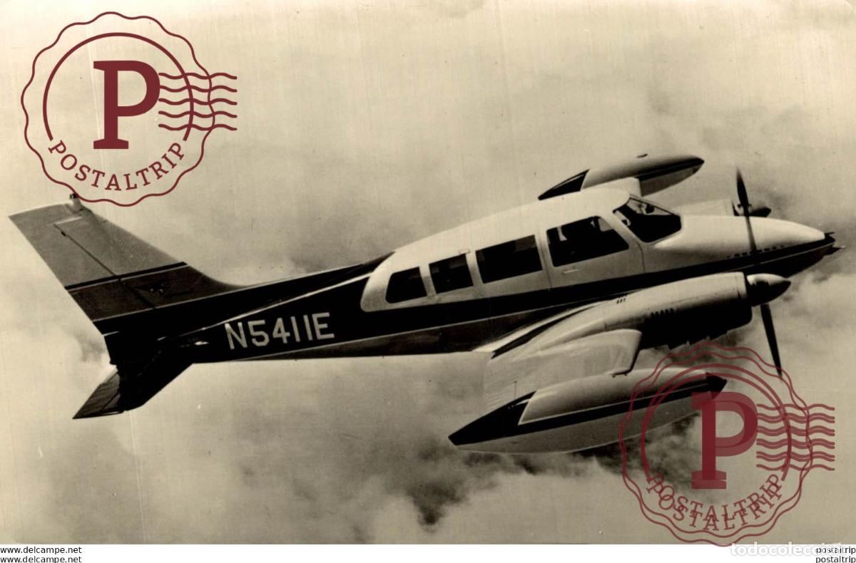 Postais: RPPC. Cessna Skynight N5411E U.S.A. REAL PHOTO POSTCARD. AVIACI&Oacute;N