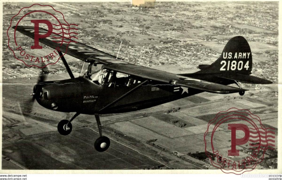 Postkarten: RPPC. U.S. ARMY 21804, CESSNA XL 19B. REAL PHOTO POSTCARD. AVIACI&Oacute;N