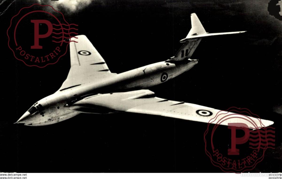 Postkarten: RPPC. HANDLEY PAGE VICTOR B2 ENGELAND. REAL PHOTO POSTCARD. AVIACI&Oacute;N