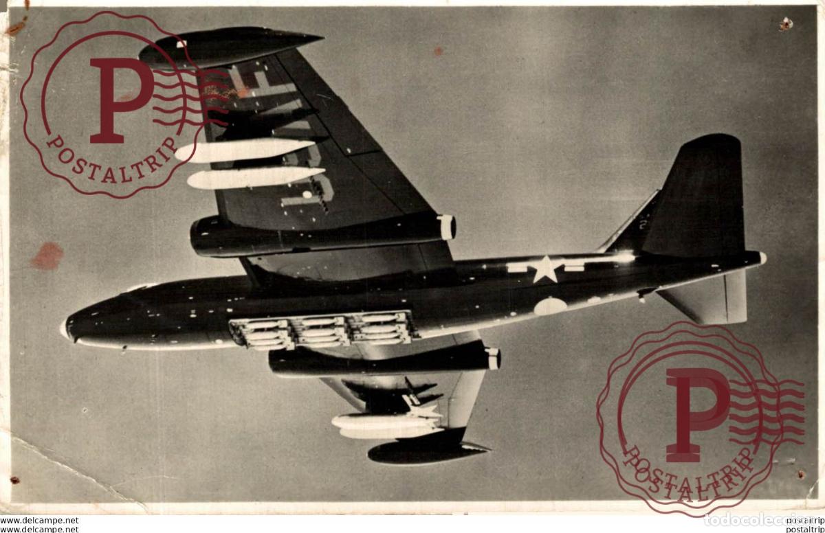 Postales: RPPC. GLENN L. MARTIN B-57B. REAL PHOTO POSTCARD. AVIACI&Oacute;N