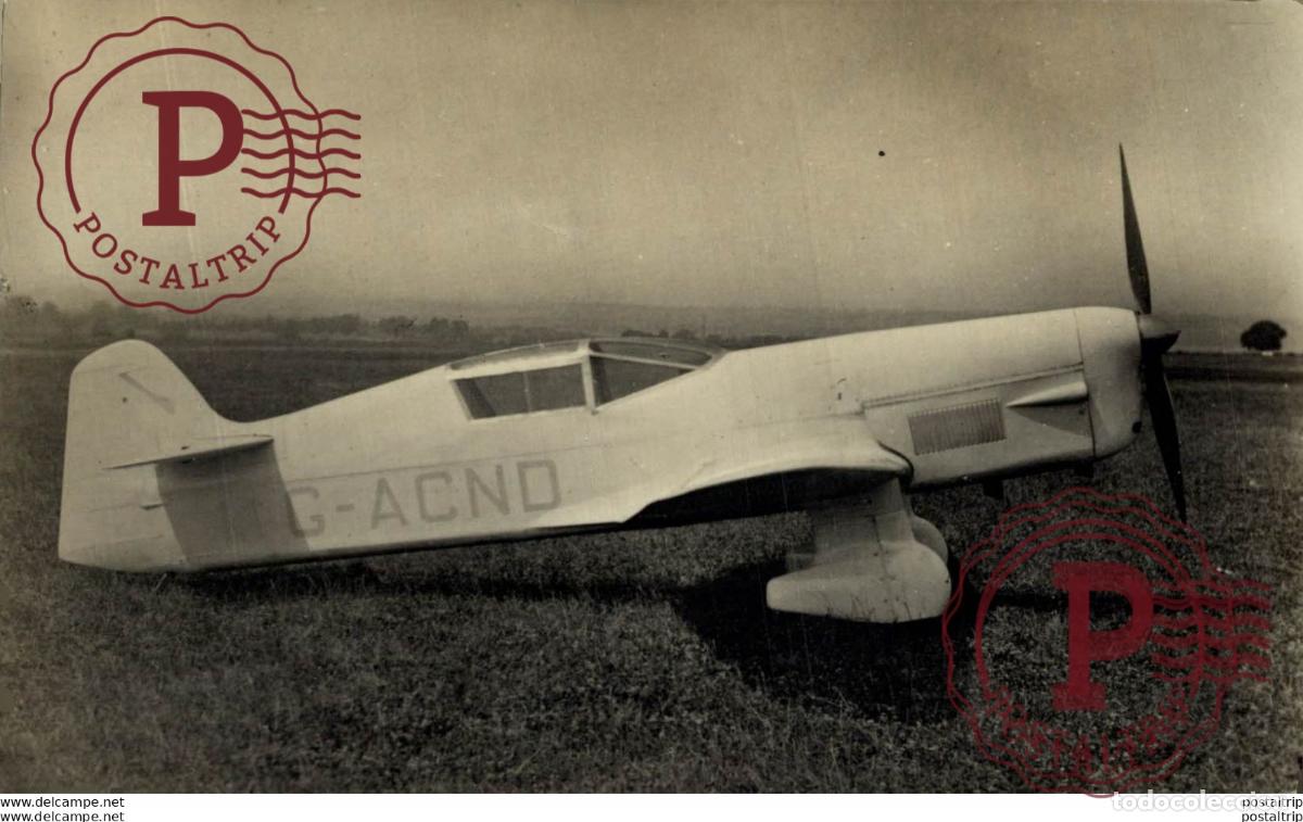 Cartes Postales: RPPC. PERCIVAL ,,MEW GULL . REAL PHOTO POSTCARD. AVIACI&Oacute;N