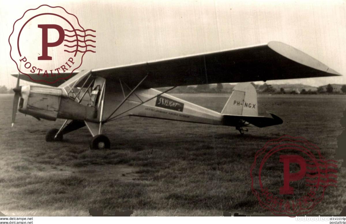 Cartes Postales: RPPC. HOLLANDAIR LIBELLE PH-NGX NEDERLAND. REAL PHOTO POSTCARD. AVIACI&Oacute;N