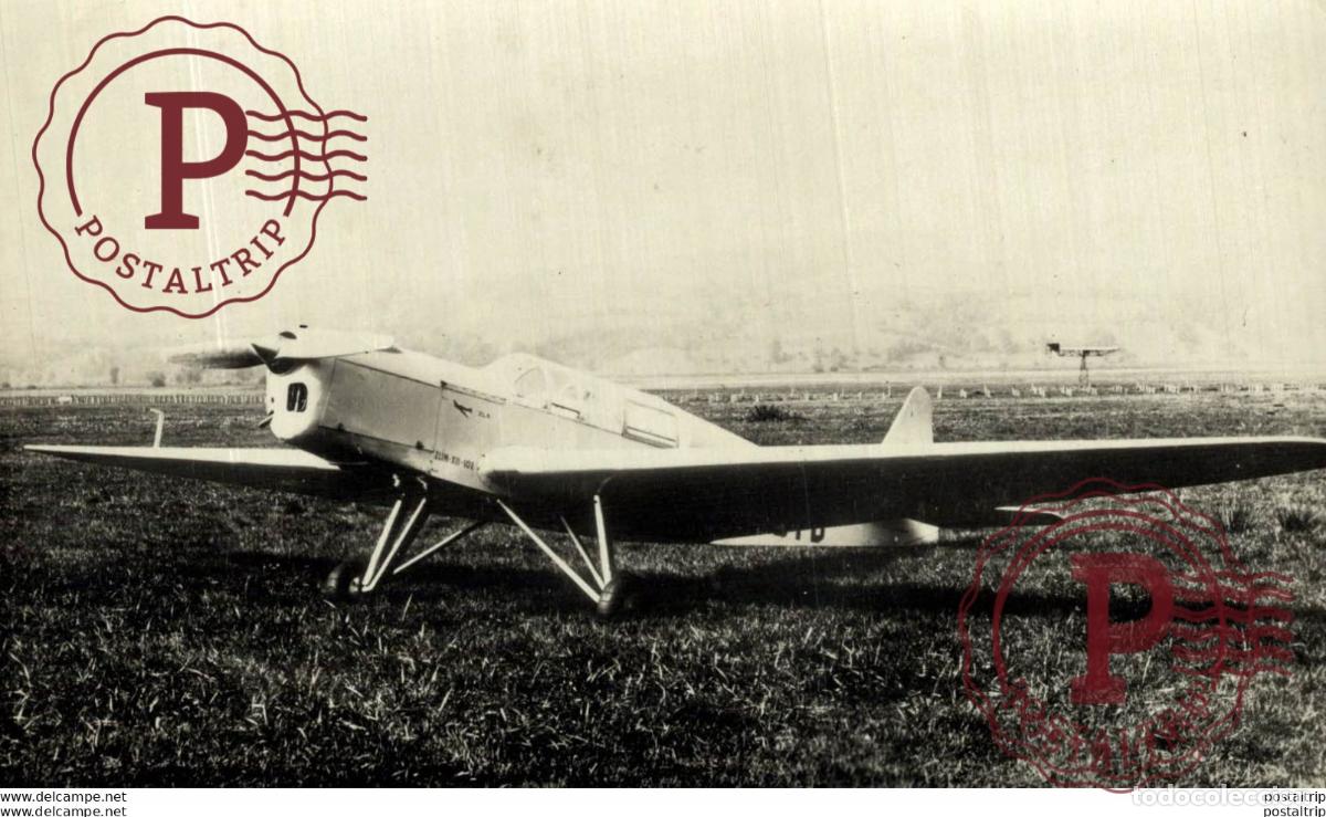 Cartes Postales: RPPC. SPORTVLIEGTUIG ZLIN BATA 12 TSJECHO SLOWAKIJE. REAL PHOTO POSTCARD. AVIACI&Oacute;N
