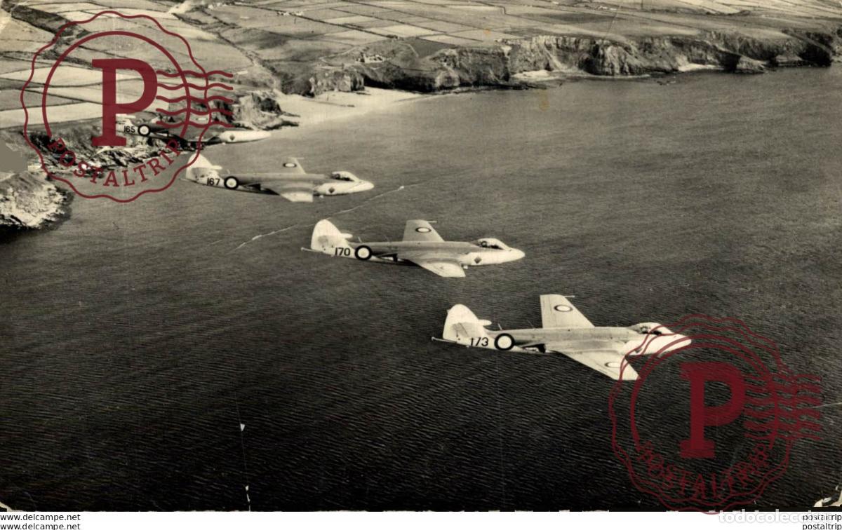 Cartes Postales: RPPC. HAWKER ,,SEA HAWK. REAL PHOTO POSTCARD. AVIACI&Oacute;N