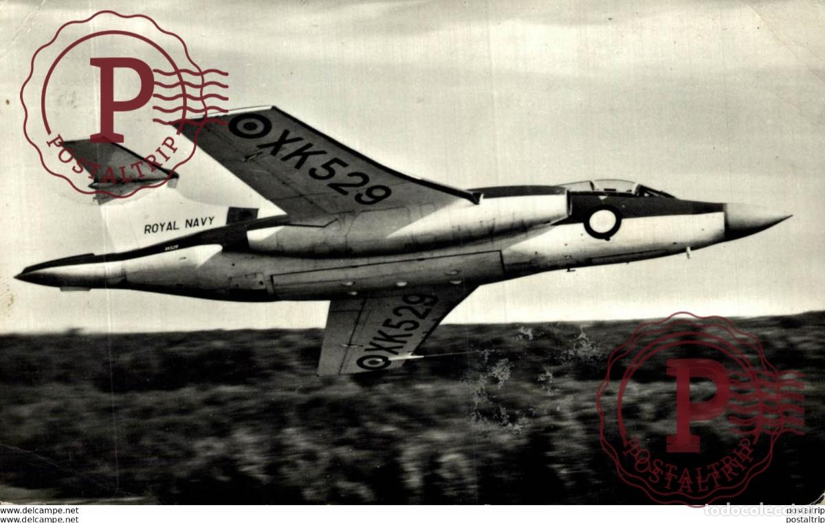 Cartes Postales: RPPC. DE BLACKBURN BUCCANEER . REAL PHOTO POSTCARD. AVIACI&Oacute;N