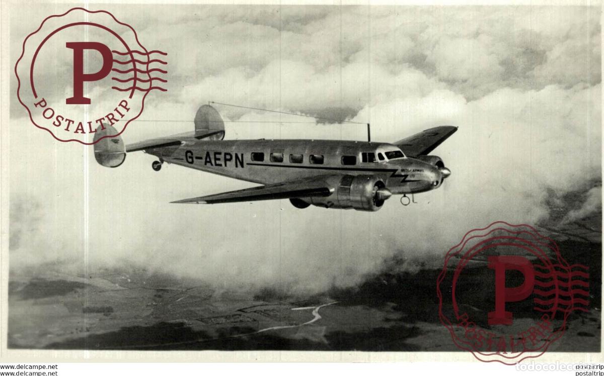 Cartes Postales: RPPC. G-AEPN. REAL PHOTO POSTCARD. AVIACI&Oacute;N